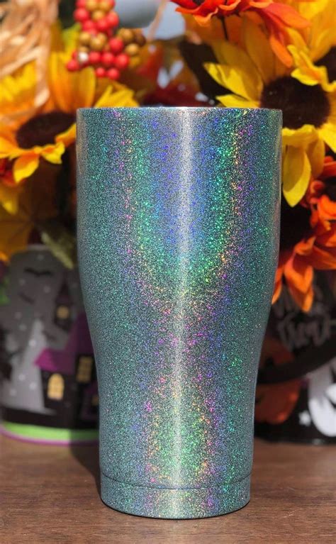 Holographic Tumbler Oz Hogg Glitter Tumbler Cups Tumbler Cups Diy