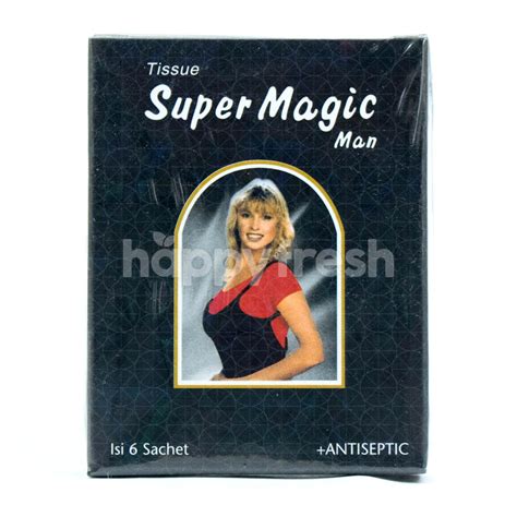 Super Magic Tissue Original Super Magic Wet Tissue Men Control