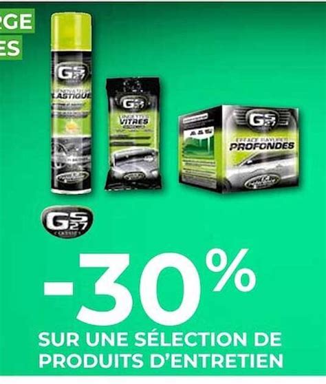 Promo Produits D Entretien Gs Chez Feu Vert Icatalogue Fr