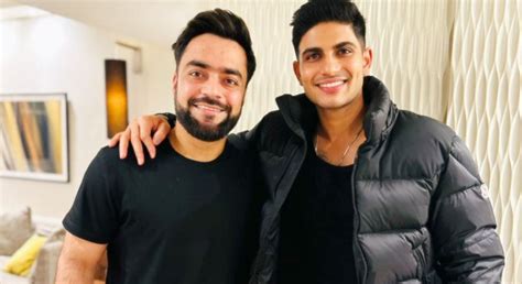 Picture Rashid Khan Poses With New Gujarat Titans Captain Shubman