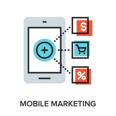 Premium Vector Mobile Marketing