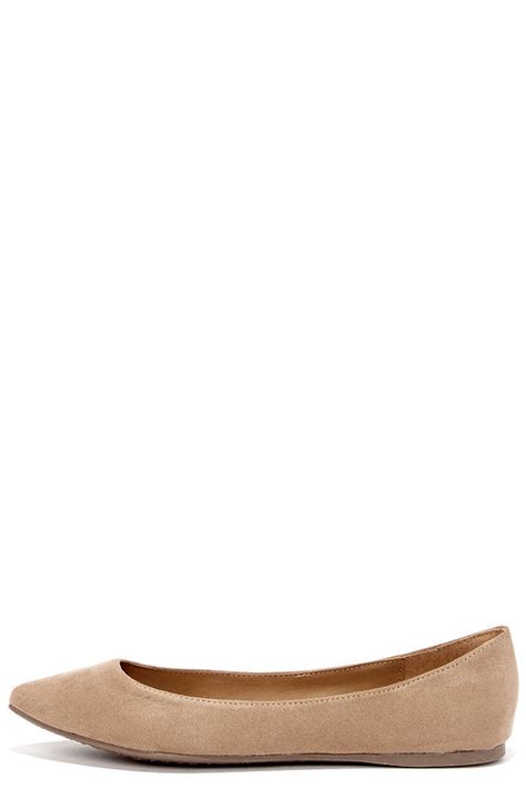 Cute Pointed Flats Nude Flats Beige Flats 17 00 Lulus