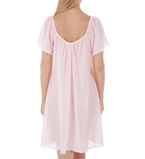 Plus Short Sleeve Knee Length Nightgown