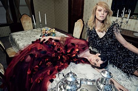 W Magazine: Models Lounge in Post-Party Fashion – Fashion Gone Rogue