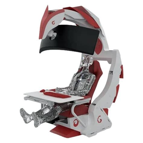 Ingrem G1 2022 Ergonomic All In One Computer Seat Gaming Pod Red