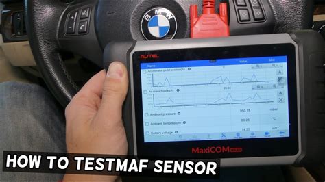 How To Know If Maf Sensor Is Bad Mass Air Flow Sensor Test Youtube