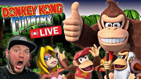 Live Donkey Kong Country Playthrough Mega Awesome Snes Action