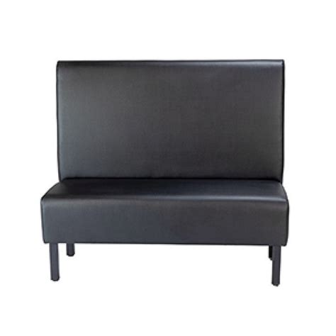 Black Upholstered Quick Ship Booth Booths Restaurant Furniture Plus