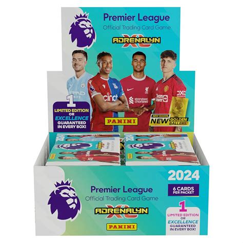 Saszetki Premier League Box Karty Panini Stan Nowy Z