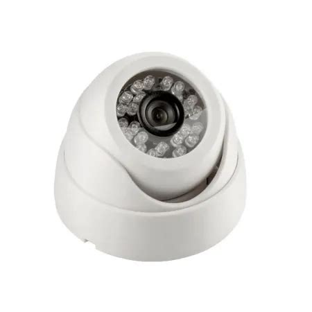 CÂMERA DE SEGURANÇA DOME METAL 960P AHD 24 LEDS LENTE 2 8MM BRANCA