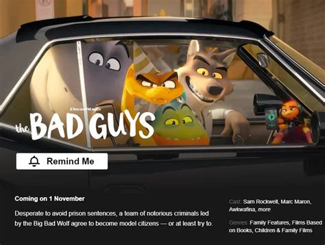 Dreamworks The Bad Guys Coming To Netflix In November 2022 Whats