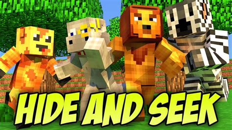 Minecraft Mods MORPH HIDE AND SEEK MADAGASCAR MOD YouTube