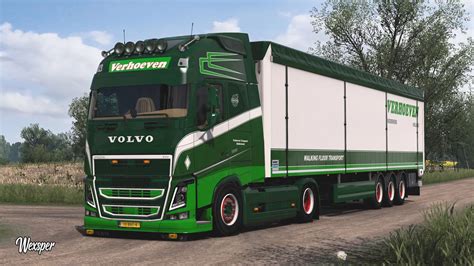 Volvo FH 2012 Verhoeven Transport Skin Pack V 1 0 Allmods Net