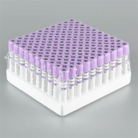 Siny Ml Edtak Disposable Negative Pressure Purple Cap Blood