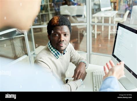 Young African Programmer In Training Stock Photo Alamy