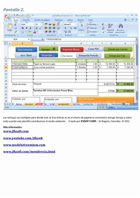 50 Formatos Para Cotizaciones En Excel