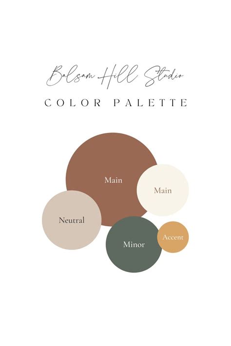 The Earth Toned Color Pallet For A Design Studio Artofit