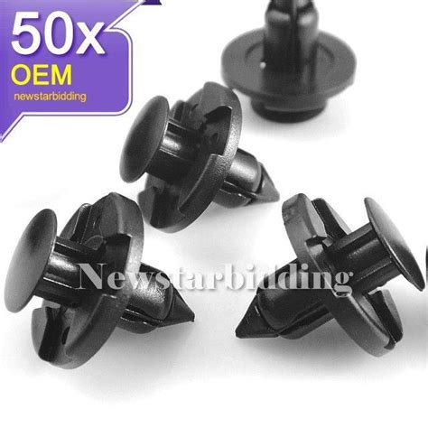 Purchase New 50x Oem Bumper Clips For Nissan Fender Push Type Fascia Retainer Fastener In Grear