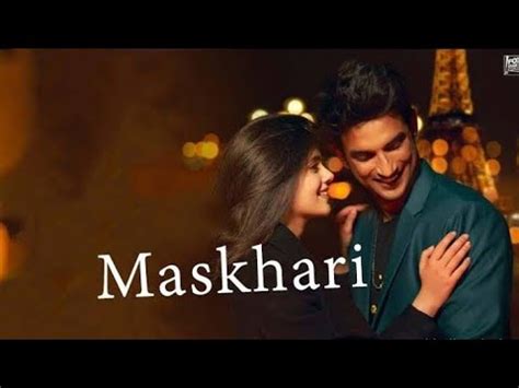 Maskhari Dil Bechara Lyrics Dil Bechara Songs Sushant Singh