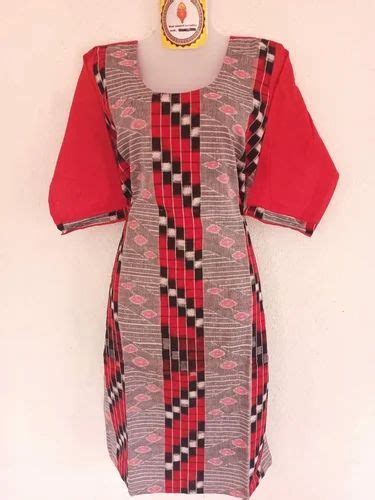 Sambalpuri Kurti Chest Tail Cut Kurti High Low Kurti