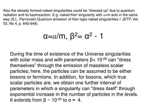 Ppt Naked Singularities Classification General Solution Quantum