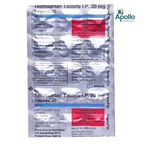 Telpres Tablet S Price Uses Side Effects Composition Apollo