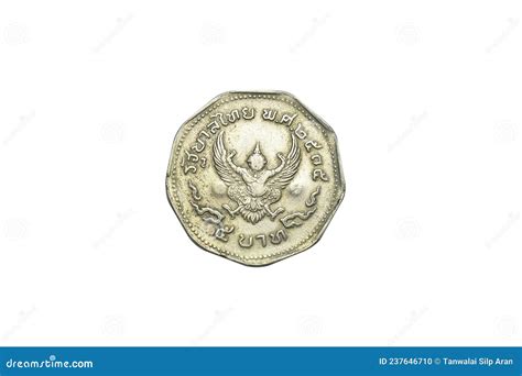 Moedas Da Tail Ndia Baht Be Ad Medalha De Garuda Face Foto