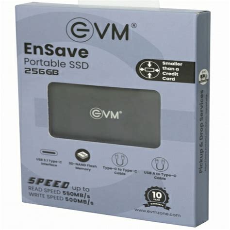 Evm Ensave Gb Smallest Portable External Ssd With D Nand