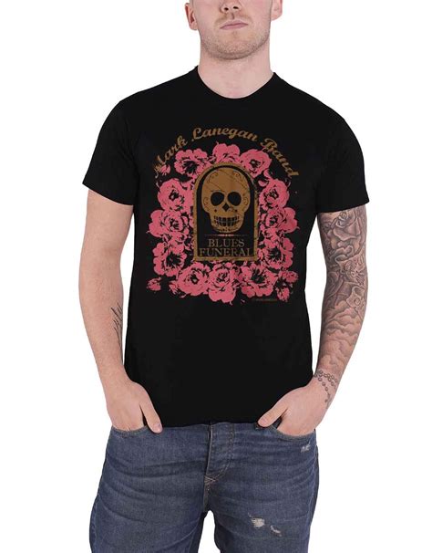 Mark Lanegan Band T Shirt Blues Funeral Logo S 6338 | Seknovelty