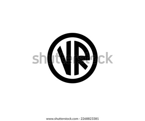 Vr Logo Design Vector Template Stock Vector Royalty Free 2268823381