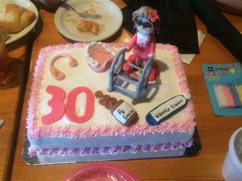 Birthday Cake Funny Happy 30th Birthday Cutest Cake Ever Old Lady Cake ...