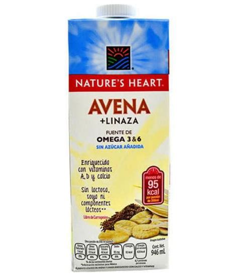 Leche De Avena Y Linaza 946 Ml Natures Heart