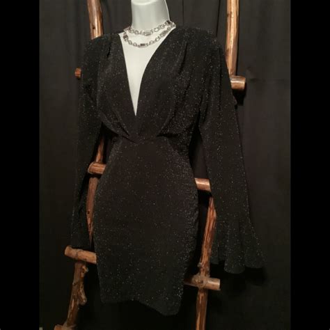 118 Black Sparkle Evening Dress - Gem