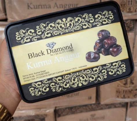 Kurma Anggur Black Diamond Makanan And Minuman Makanan Instan Di Carousell