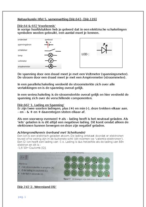 Natuurkunde Nova Havo Samenvatting Hfst Hfst Natuurkunde Hfst