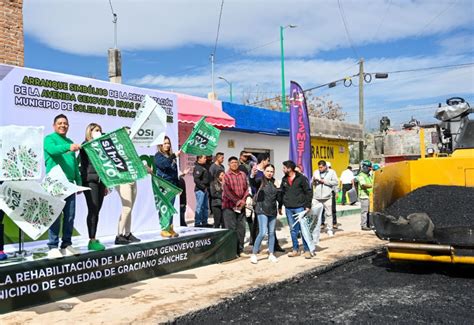 Ricardo Gallardo Lleva M S Apoyo En Obras A Soledad Por Mdp