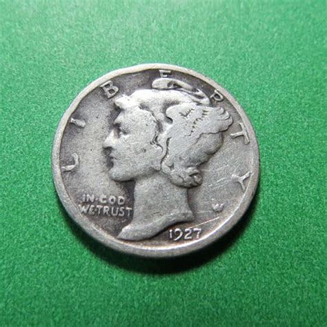 1927 MERCURY DIME AKA WINGED LIBERTY HEAD DIME 90 SILVER LOT C183