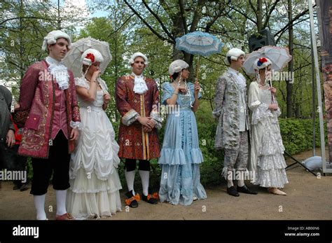 Fashion Show From Classicism Epoch End Of The XVIII Century In Royal