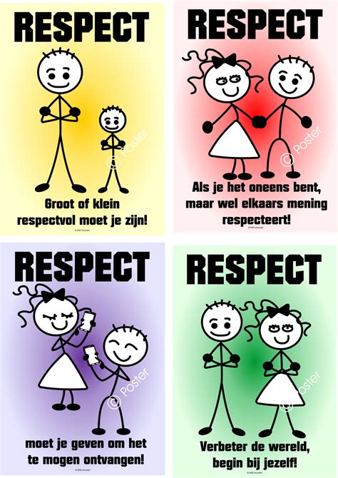 Posterpakket Respect Stickman A Formaat