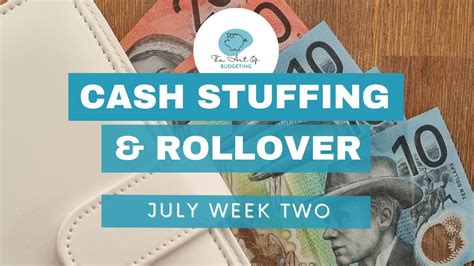 July W2 Variable Expenses Stuff Aus Cash Stuffer Single Income