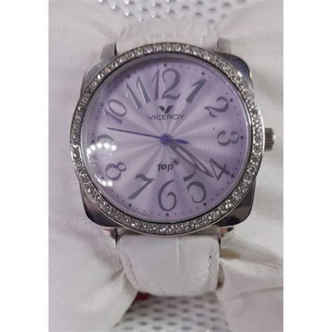 Reloj Viceroy Top de pulsera para señora En acero esfera lila y