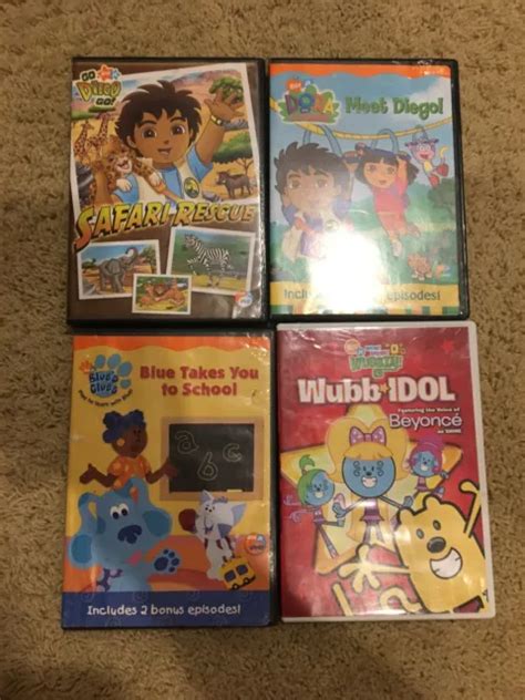 DORA THE EXPLORER Nick Jr DVD Lot Of 10 Videos Nickelodeon TESTED EUR