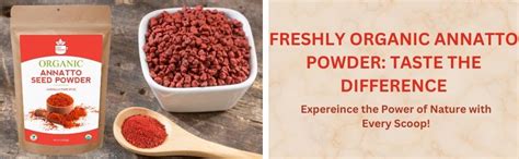 Spicy Organic Annatto Powder 4 Oz Certified Usda