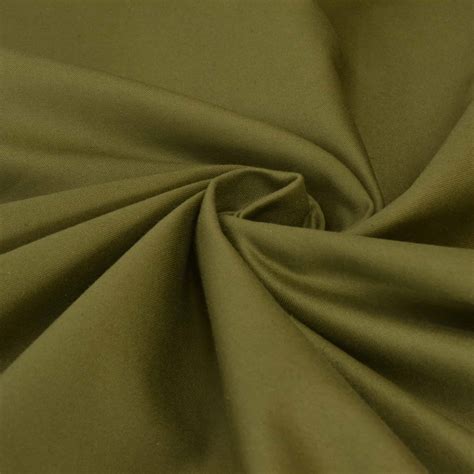 Olive Green Cotton Twill Fabric Utility Drill And Twill Fabrics