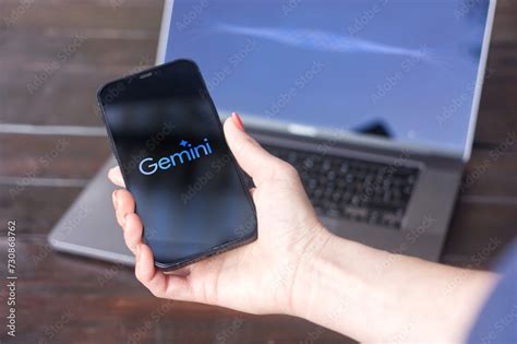 Gemini Logo Largest And Most Capable Ai Model From Google Displayed