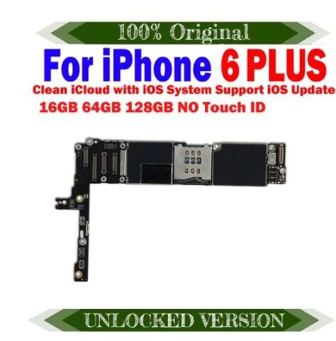 Original Full Chips Motherboard For Iphone Plus Clean Icloud Gb