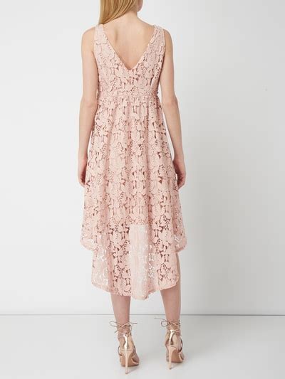 Vila Vokuhila Cocktailkleid Aus Floraler H Kelspitze Ros Online Kaufen