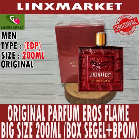 Jual Original Versace Eros Flame For Men Edp Big Size Ml Box