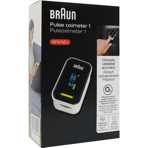 BRAUN Pulsoximeter 1 1 Stück PZN 16851289 Haug Weiser Apotheke