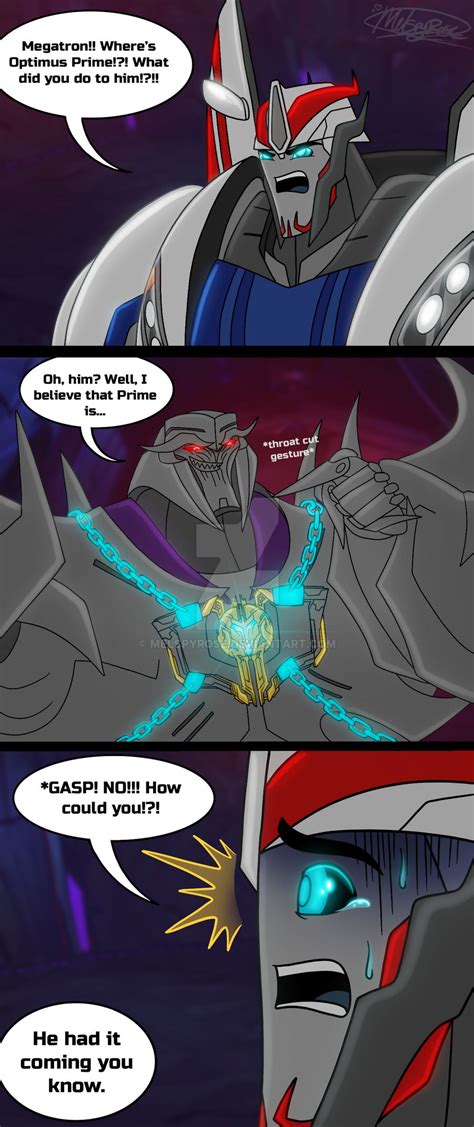 Megatron Lies To Smokescreen By Melspyrose On Deviantart